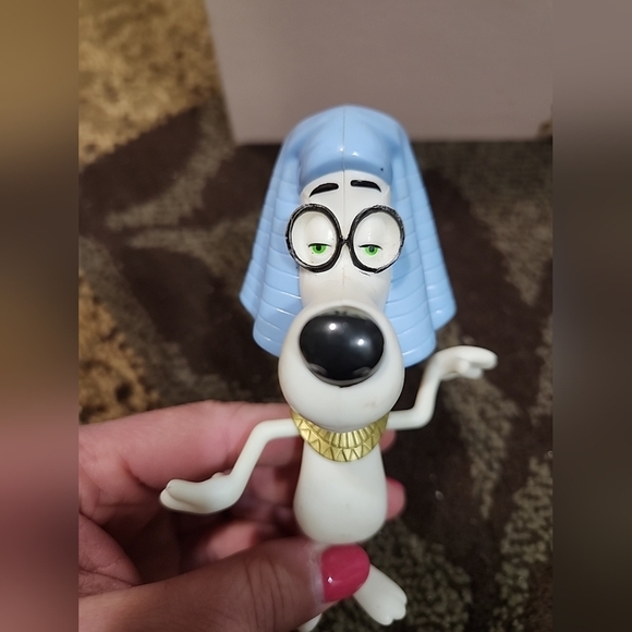 MR PEABODY BOBBLE HEAD MCDONALD’S HAPPY MEAL TOY DOG FIGURE TOY - Picture 4 of 4